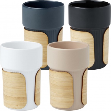 Logotrade promotional merchandise image of: Tumbler Fika 340 ml with bamboo sleeve