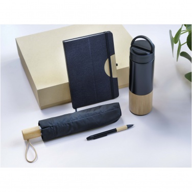 Logo trade business gift photo of: Carmen A5 hard cover notebook and ballpoint pen gift set