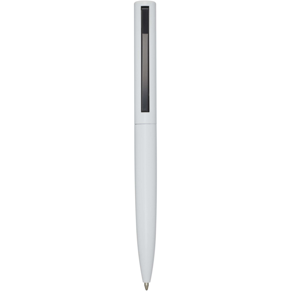 Logo trade business gift photo of: Juana recycled aluminium ballpoint pen
