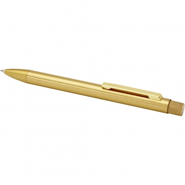 Logo trade promotional gifts picture of: Beatriz recycled brass ballpoint pen