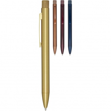 Logotrade promotional product picture of: Beatriz recycled brass ballpoint pen