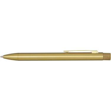 Logotrade promotional giveaway image of: Beatriz recycled brass ballpoint pen