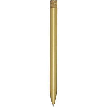 Logo trade promotional giveaways image of: Beatriz recycled brass ballpoint pen