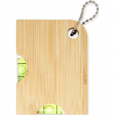 Logo trade corporate gifts image of: Levo bamboo bottle opener with level 