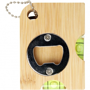 Logotrade promotional item picture of: Levo bamboo bottle opener with level 
