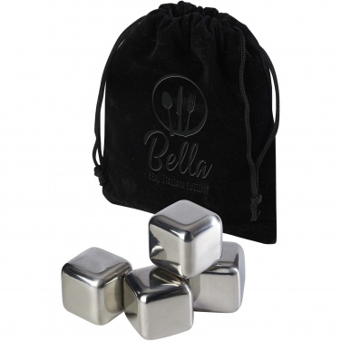 Logo trade promotional giveaways picture of: Froz stainless steel ice cubes set