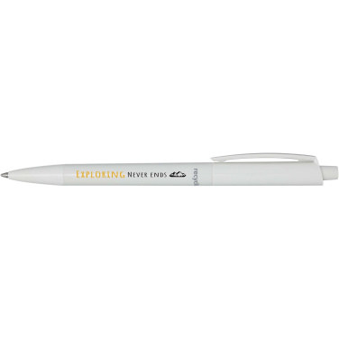 Logo trade promotional merchandise photo of: Martha recycled plastic ballpoint pen