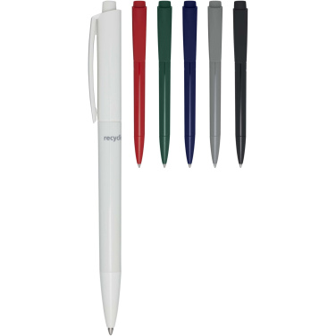 Logo trade advertising products picture of: Martha recycled plastic ballpoint pen