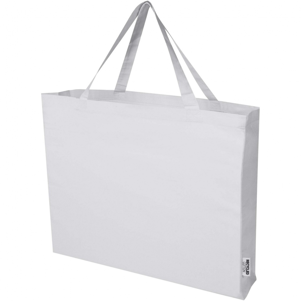 Logotrade promotional item image of: Odessa 220 g/m² GRS recycled cotton large tote bag