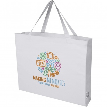 Logo trade corporate gifts picture of: Odessa 220 g/m² GRS recycled cotton large tote bag