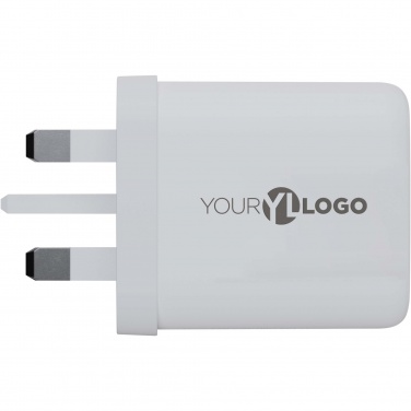 Logotrade promotional gift image of: Xtorm XEC067G GaN² Ultra 67W wall charger - UK plug