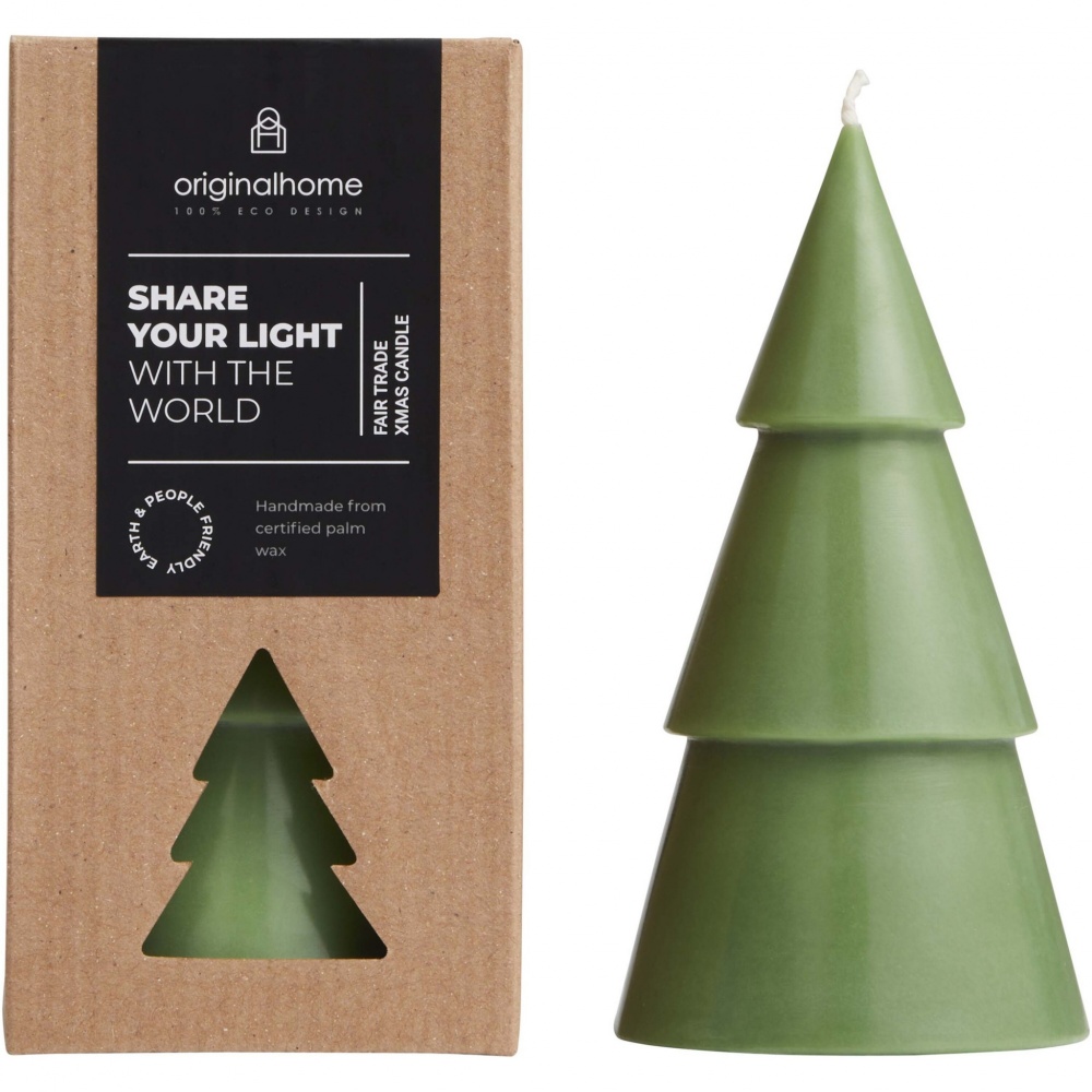 Logo trade promotional gifts picture of: Originalhome Xmas tree candle - L