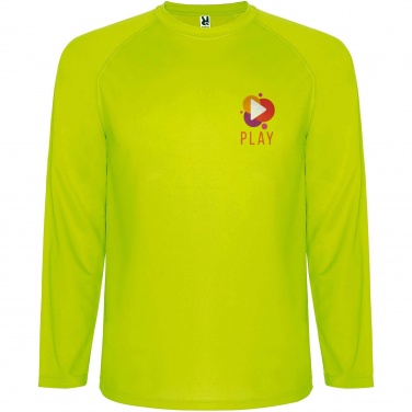 Logo trade promotional giveaways picture of: Montecarlo long sleeve men's sports t-shirt