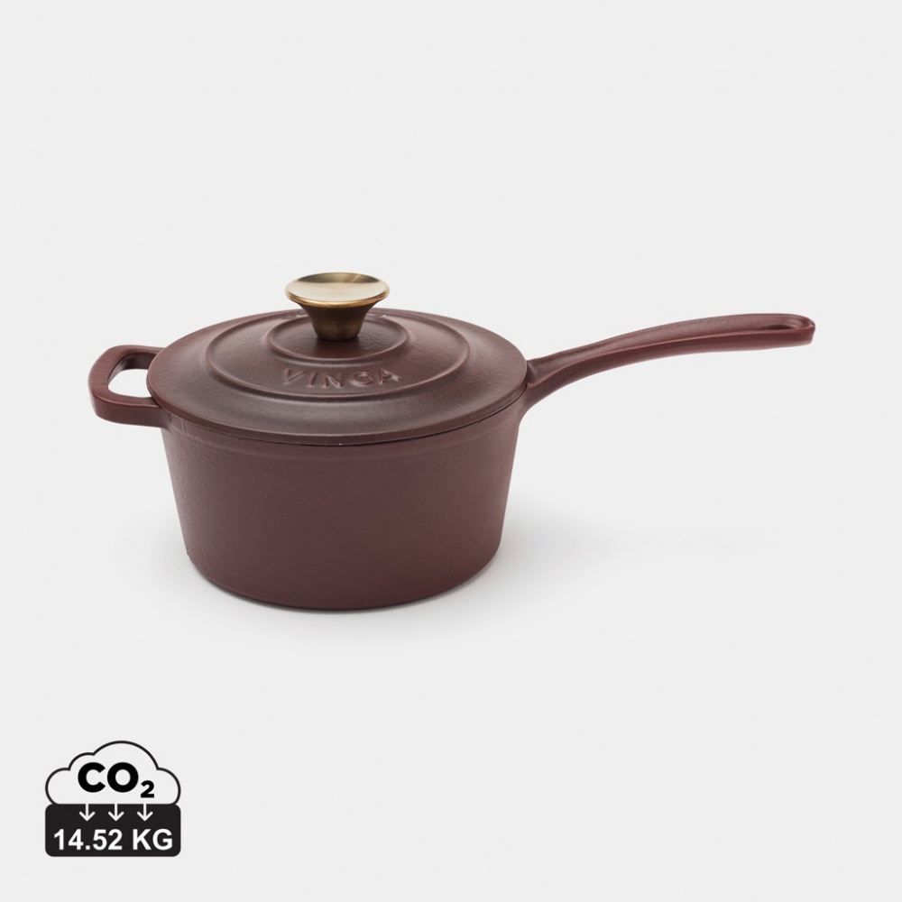 Logotrade promotional gift picture of: VINGA Monte enamelled cast iron pot 1,9L