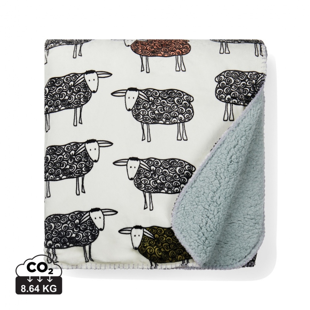 Logotrade corporate gifts photo of: VINGA Sheep GRS recycled PET pile blanket