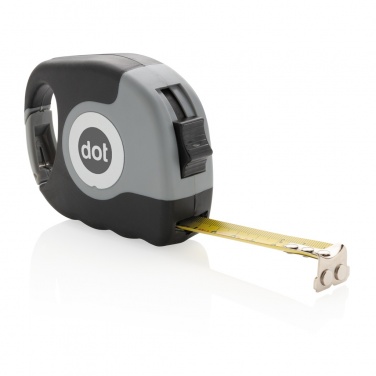 Logo trade promotional gifts image of: Measuring tape with carabiner