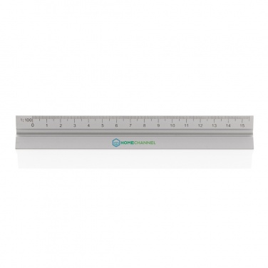 Logotrade business gift image of: 15cm. Aluminum triangular ruler