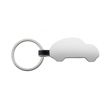 Logo trade promotional merchandise image of: RCS recycled zinc alloy car keyring