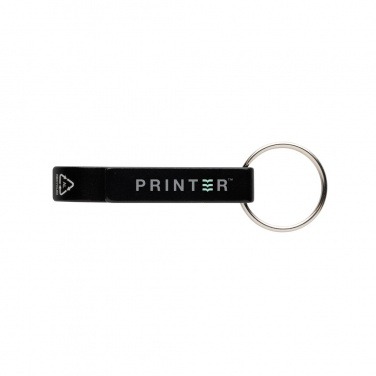 Logo trade promotional items image of: RCS recycled aluminum bottle and can opener