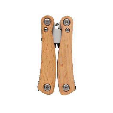 Logo trade business gifts image of: Wood multitool mini