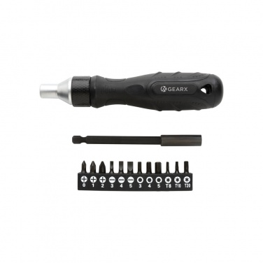 Logo trade promotional gifts image of: Gear X ratchet screwdriver