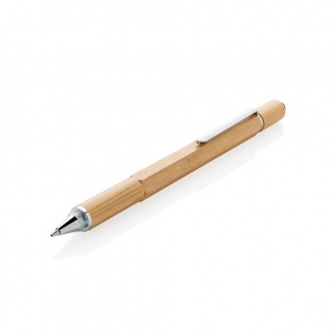 Logotrade promotional giveaway image of: Bamboo 5-in-1 toolpen
