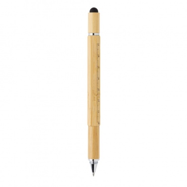 Logotrade promotional merchandise image of: Bamboo 5-in-1 toolpen