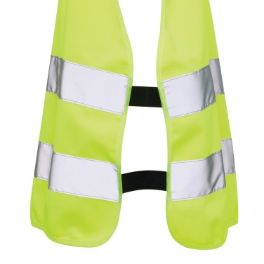 Logo trade corporate gifts image of: GRS recycled PET high-visibility safety vest 7-12 years