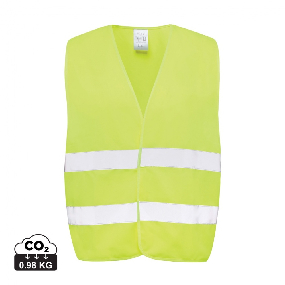 Logo trade promotional gift photo of: GRS recycled PET high-visibility safety vest