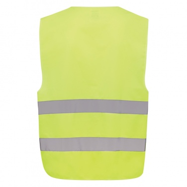 Logo trade promotional products image of: GRS recycled PET high-visibility safety vest