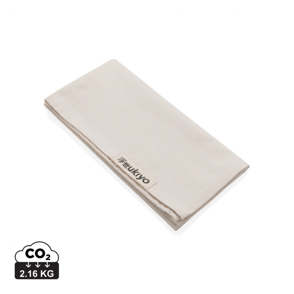 Logo trade promotional gifts image of: Ukiyo Aware™ 180gr rcotton table napkins 4pcs set
