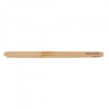 Logo trade promotional items image of: Ukiyo bamboo serving tongs