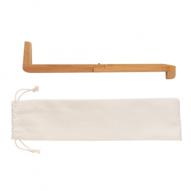 Logotrade promotional product picture of: Bamboo portable laptop stand