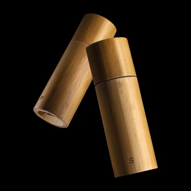 Logotrade promotional items photo of: Ukiyo bamboo salt and pepper mill set