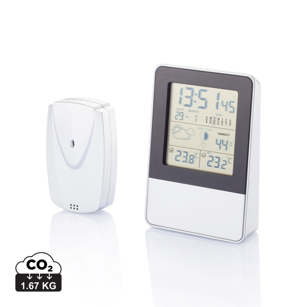 Logotrade promotional giveaways photo of: Indoor/outdoor weather station