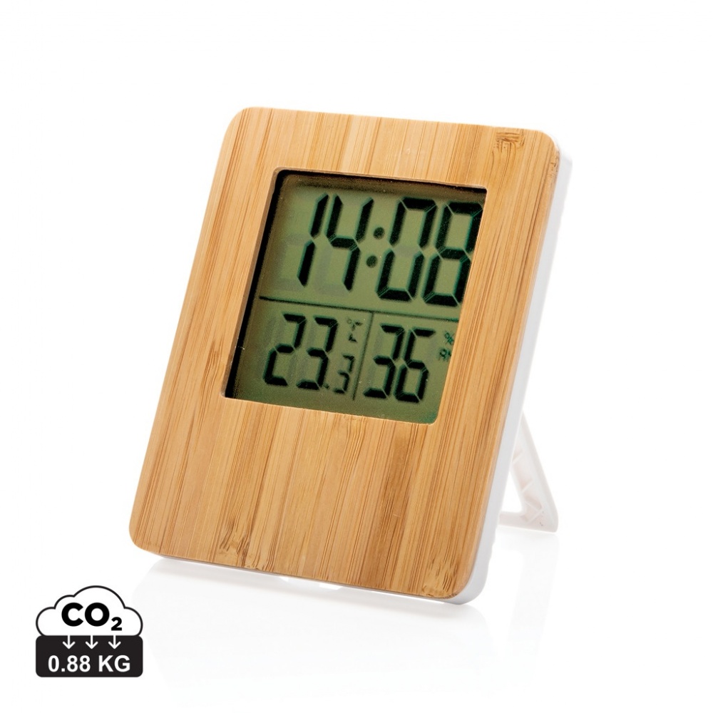Logo trade corporate gifts picture of: Bamboo weather station