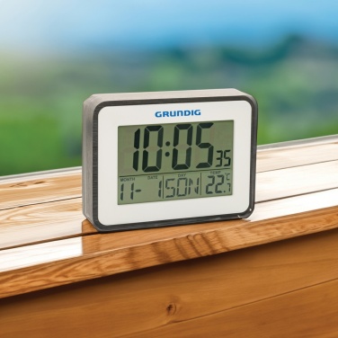 Logotrade promotional merchandise image of: Grundig weatherstation alarm and calendar