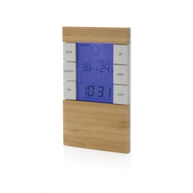 Logo trade promotional giveaways picture of: Utah RCS rplastic and bamboo weather station