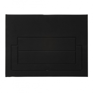 Logo trade promotional giveaways image of: Impact AWARE RPET Foldable desk organizer with laptop stand