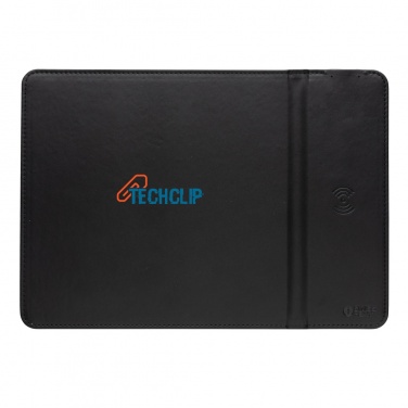 Logotrade business gift image of: Swiss Peak RCS recycled PU 10W wireless charging mousepad