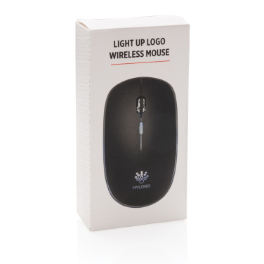 Logo trade advertising product photo of: Light up logo wireless mouse