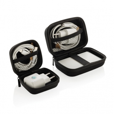 Logotrade promotional item image of: Boost RCS reycled PET 20W type C 2 pcs charging set