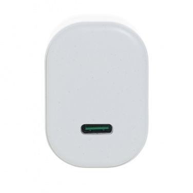 Logo trade promotional giveaways picture of: Surge RCS recyled PET 20W type C 3 pcs charging set