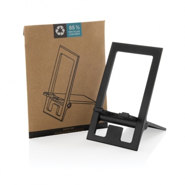 Logo trade promotional giveaway photo of: SnapStand RCS recycled plastic foldable phone stand