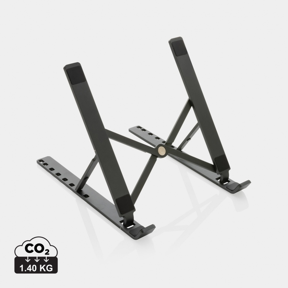 Logo trade promotional merchandise image of: Terra RCS recycled aluminium universal laptop/tablet stand