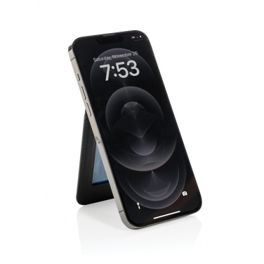 Logotrade advertising product image of: Magstand RCS recycled PU magnetic phone wallet with stand