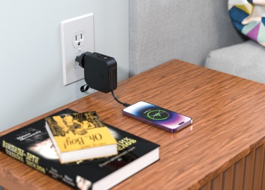 Logo trade promotional gift photo of: Urban Vitamin Saratoga 5 in 1 universal charger