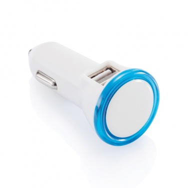 Logo trade advertising products picture of: Powerful dual port car charger