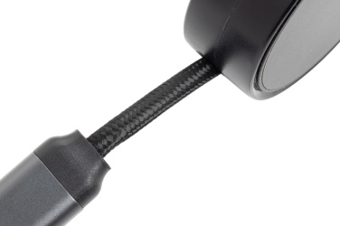 Logotrade promotional merchandise photo of: Terra RCS recycled aluminium retractable 6 in 1 cable