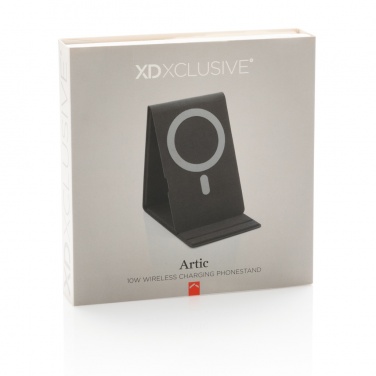 Logotrade promotional merchandise photo of: Artic Magnetic 10W wireless charging phone stand